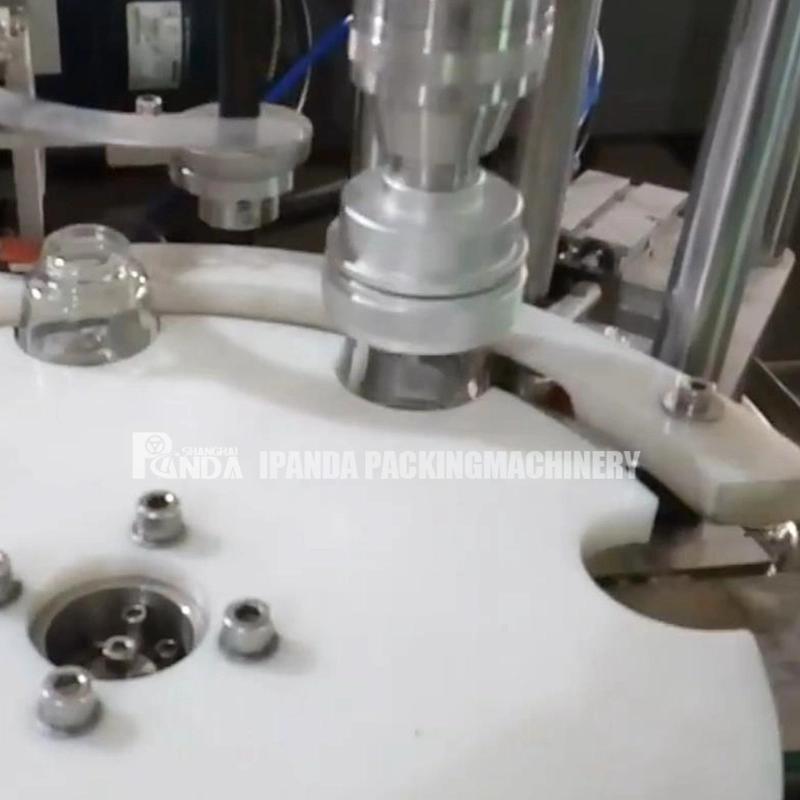 Cough Syrup Medicine Bottle Filling Capping Machine